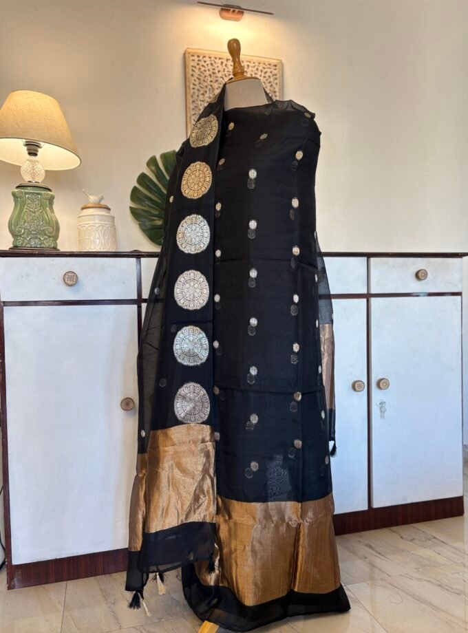 Handloom Pure Mul Chanderi Silk Salwars by Ikhtirah