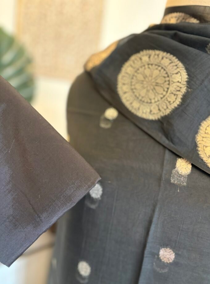 Handloom Pure Mul Chanderi Silk Salwars by Ikhtirah