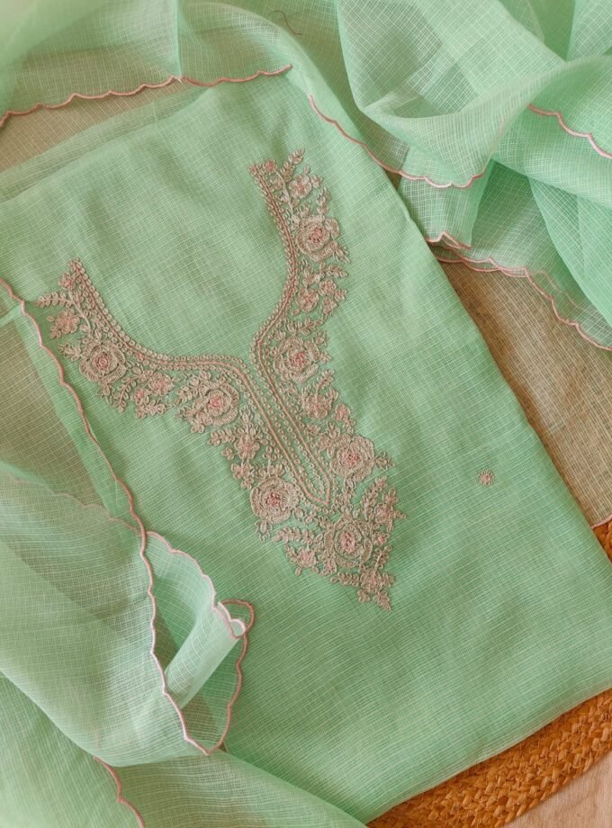 Handcrafted Mori worked Kota by Kota Salwars by Ikhtirah