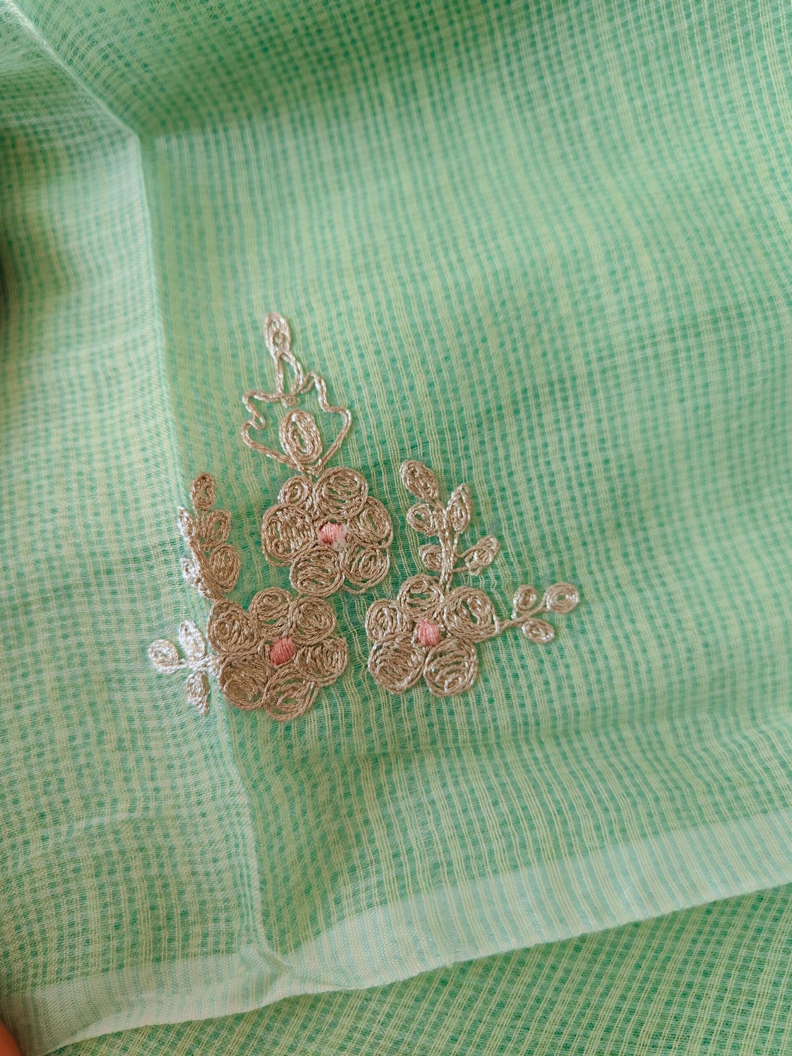 Handcrafted Mori worked Kota by Kota Salwars by Ikhtirah - Image 4