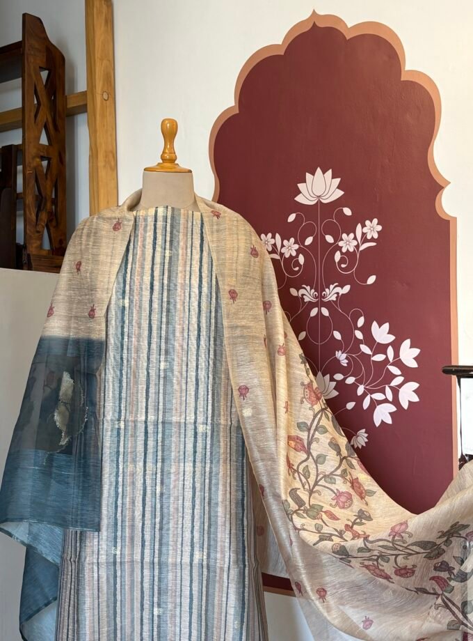 Shimmer Jamdaani Silk Salwar by Ikhtirah