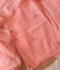 Floral Hand Embroidered Kota by Kota Salwars by Ikhtirah (Peach)