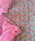Pure Cotton Salwar with manually embroidered Kota Dupatta by Ikhtirah