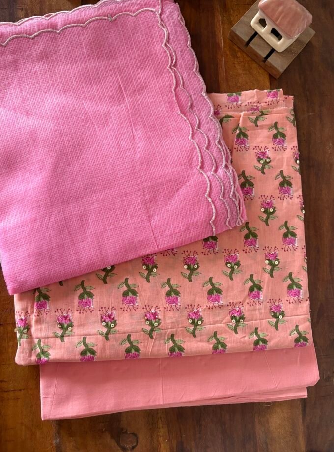 Hand Highlighted Pure Cotton Salwars by Ikhtirah