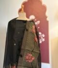 Woven Jamdaani Chanderi Floral Salwars by Ikhtirah