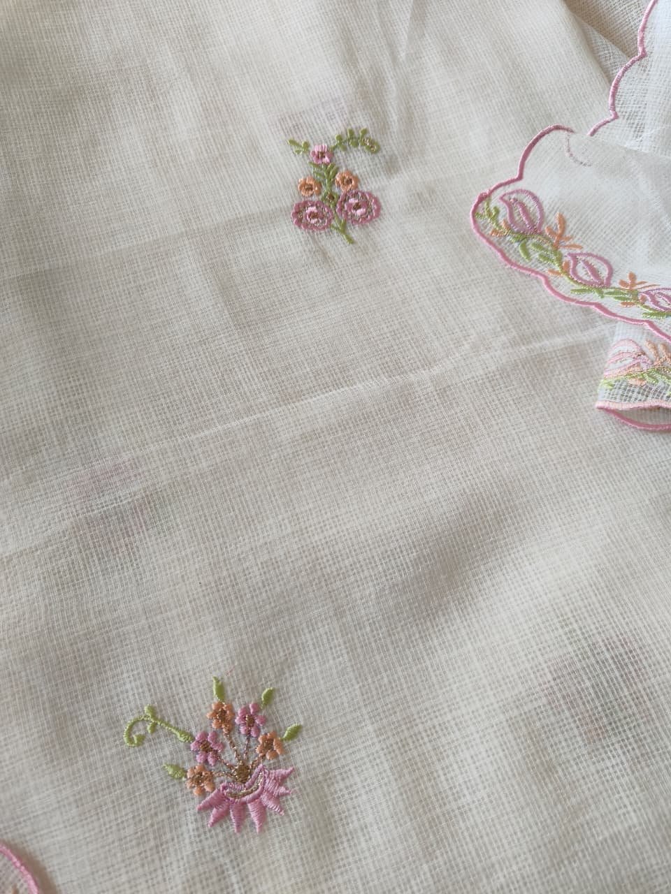 Manually Embroidered Pure Cotton Kota by Kota Salwars by Ikhtirah - Image 6