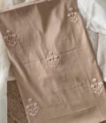 Hand Embroidered Pure Cotton Glaze Salwars by Ikhtirah