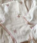 Manually Embroidered Pure Cotton Kota by Kota Salwars by Ikhtirah