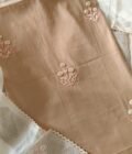 Hand Embroidered Pure Cotton Glaze Salwars by Ikhtirah