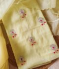 Hand Katcha Gota Embroidered Kota by Kota Salwars by Ikhtirah