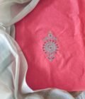 Hand Marodi Embroidered Chanderi Cotton Salwar by Ikhtirah (Peach)