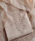 Handworked Gota Zardozi Kota Salwar (Light Beige)