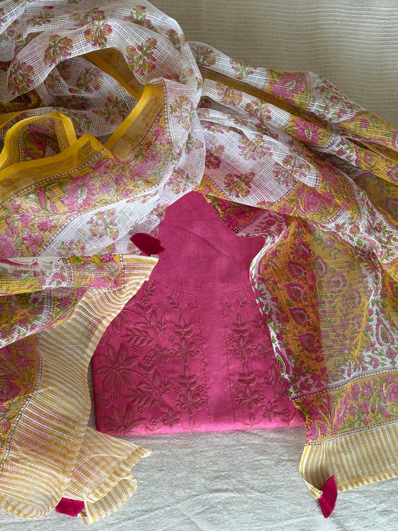 Pure Cotton - Handblocked Kota Salwars by Ikhtirah - Image 2