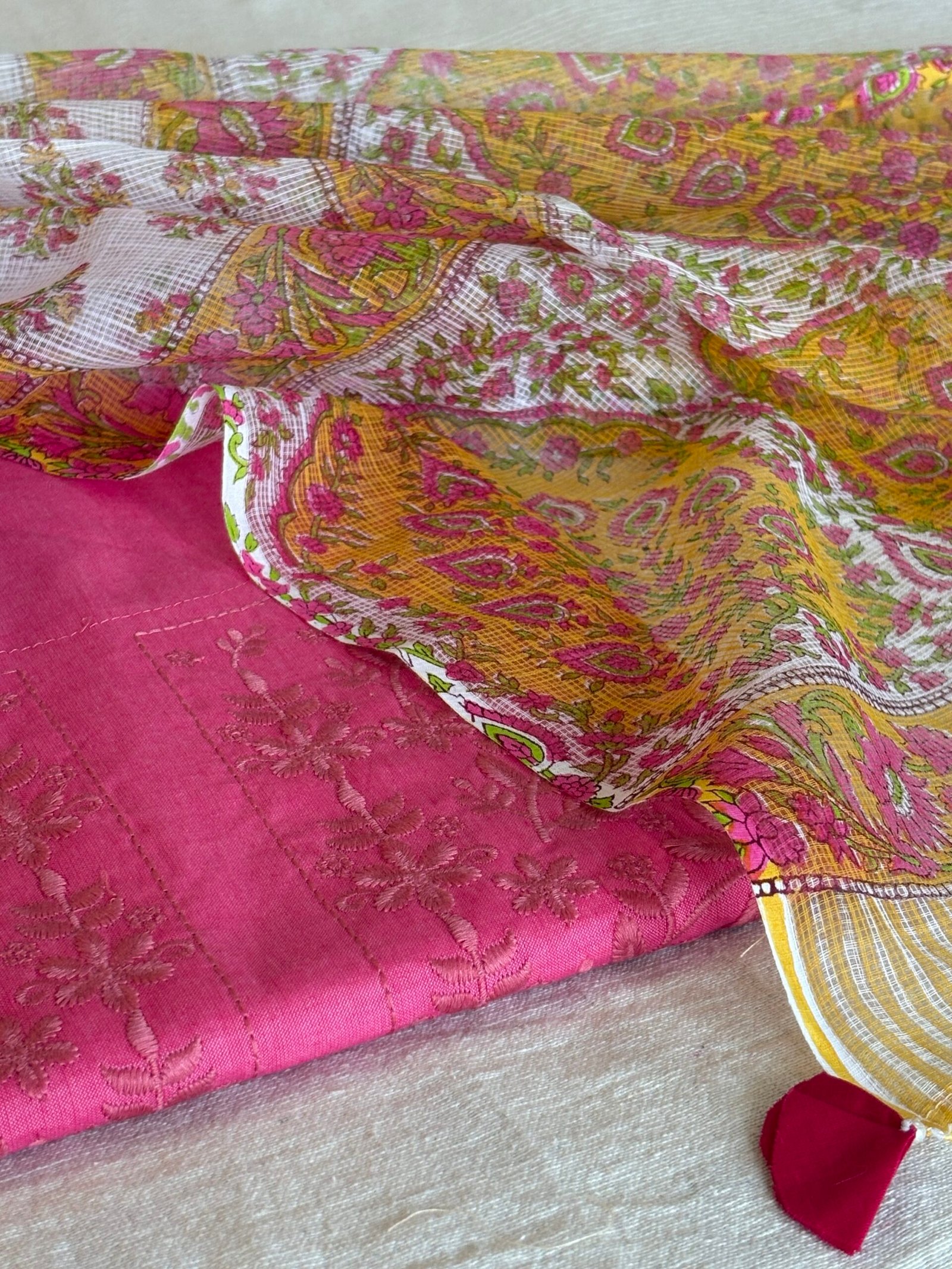 Pure Cotton - Handblocked Kota Salwars by Ikhtirah - Image 8