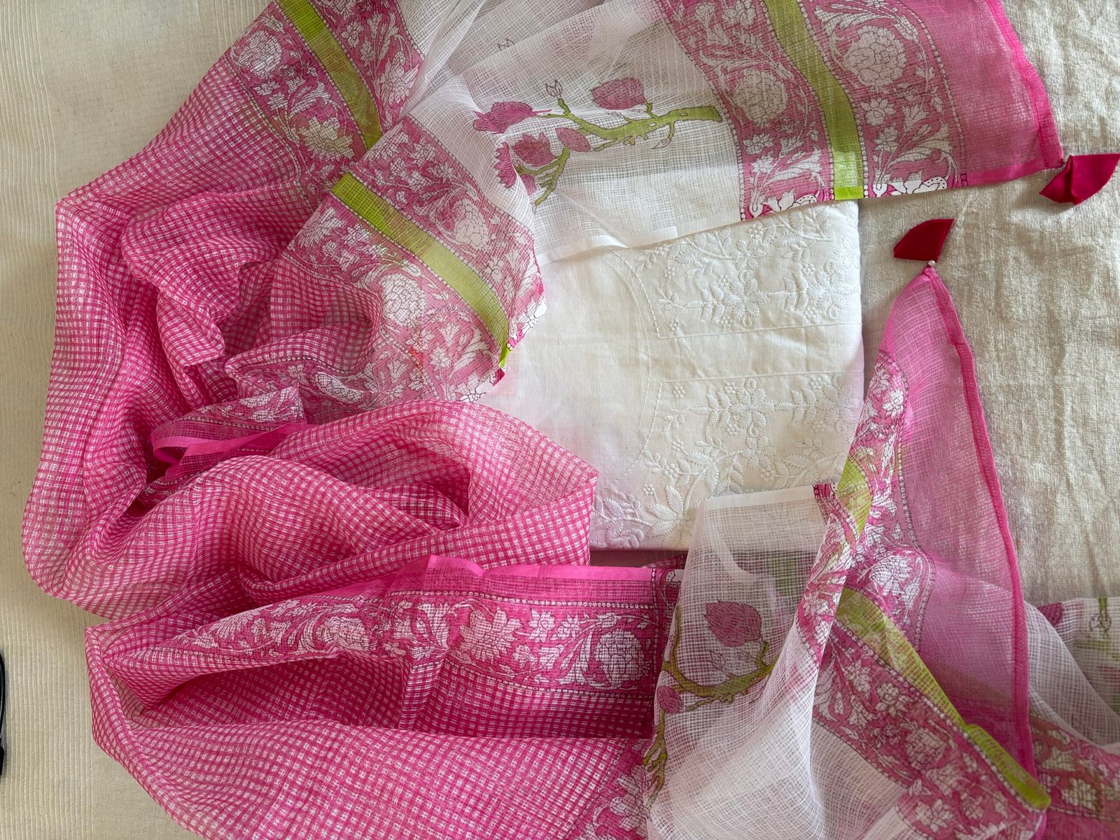 Pure Cotton - Handblocked Kota Salwars by Ikhtirah - Image 3