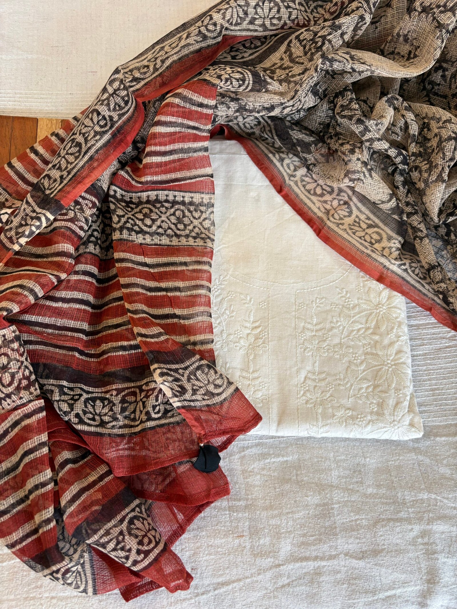 Pure Cotton - Handblocked Kota Salwars by Ikhtirah - Image 7