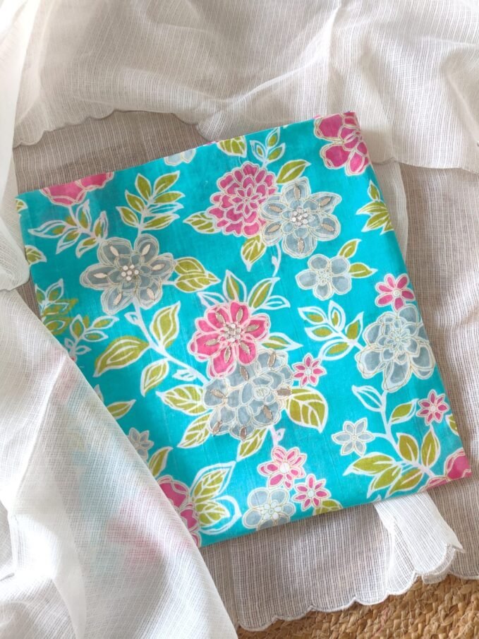 Pure Cotton Hand Gotapatti and Aari Embroidered Curated Salwars by Ikhtirah