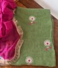 Hand Katcha Gota Embroidered Pure Cotton  Kota by Kota Salwars by Ikhtirah