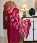 Hand Brush Painted Pure Cotton Kota by Kota with hand abla work Salwars by Ikhtirah (Watermelon)