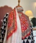 Patola Printed Hand Highlighted Muslin Salwar Ikhtirah