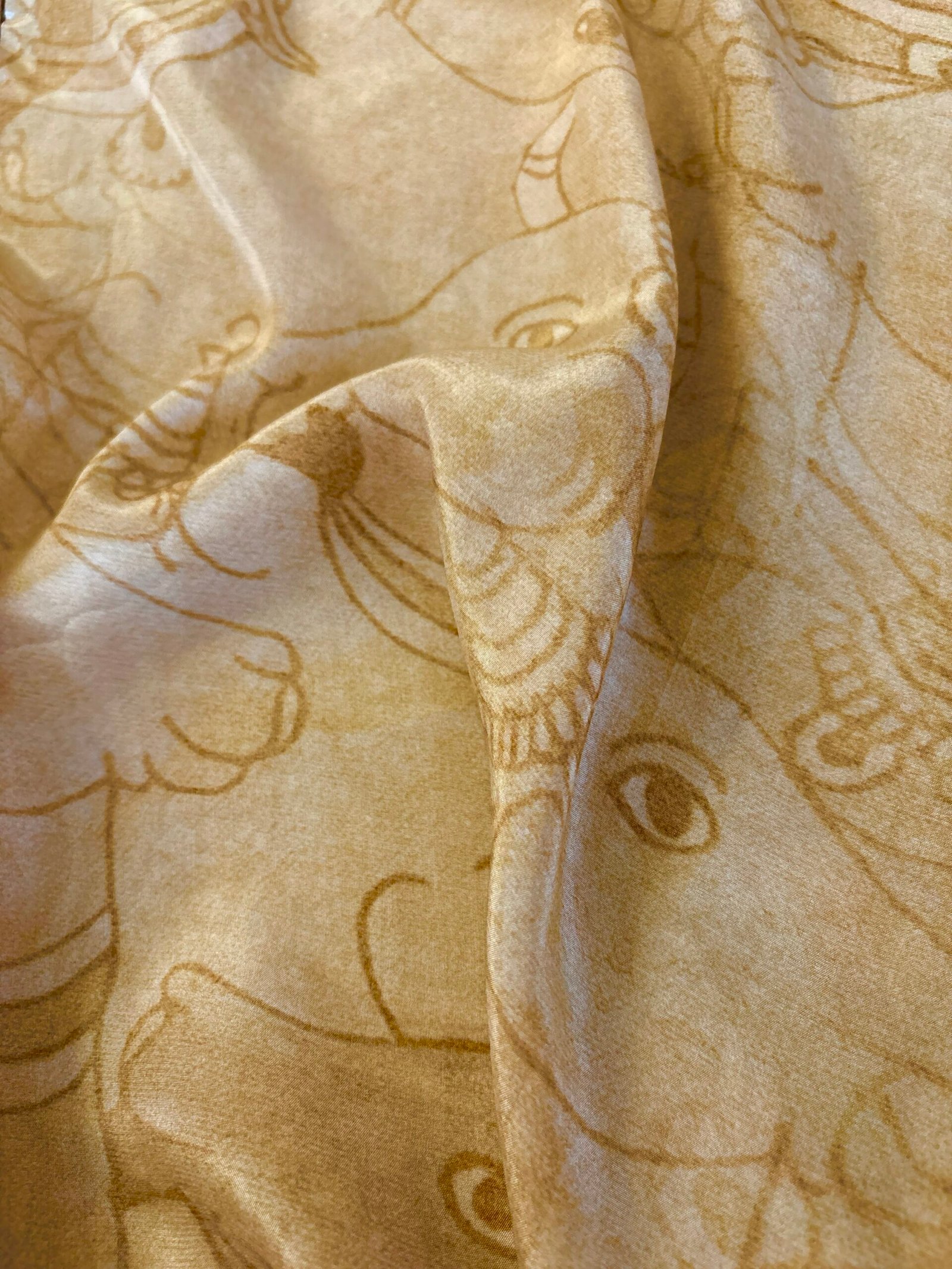 Pichwai Hand Highlighted Muslin Silk Salwar Ikhtirah - Image 7