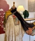 Pichwai Hand Highlighted Muslin Silk Salwar Ikhtirah