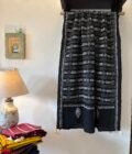 Hand Kantha Embroidered Pure Cotton Dupatta with Tassels