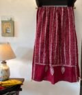 Hand Kantha Embroidered Pure Cotton Dupatta with Tassels