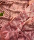 Hand Highlighted Soft Chanderi Cotton Salwars by Ikhtirah (Pink)